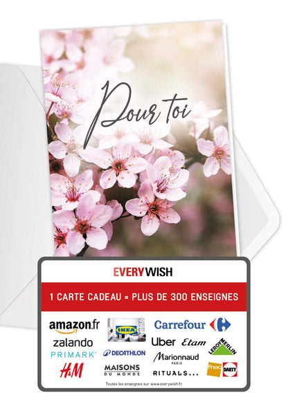 Pour toi - Fleurs de cerisier (Valeur du bon)