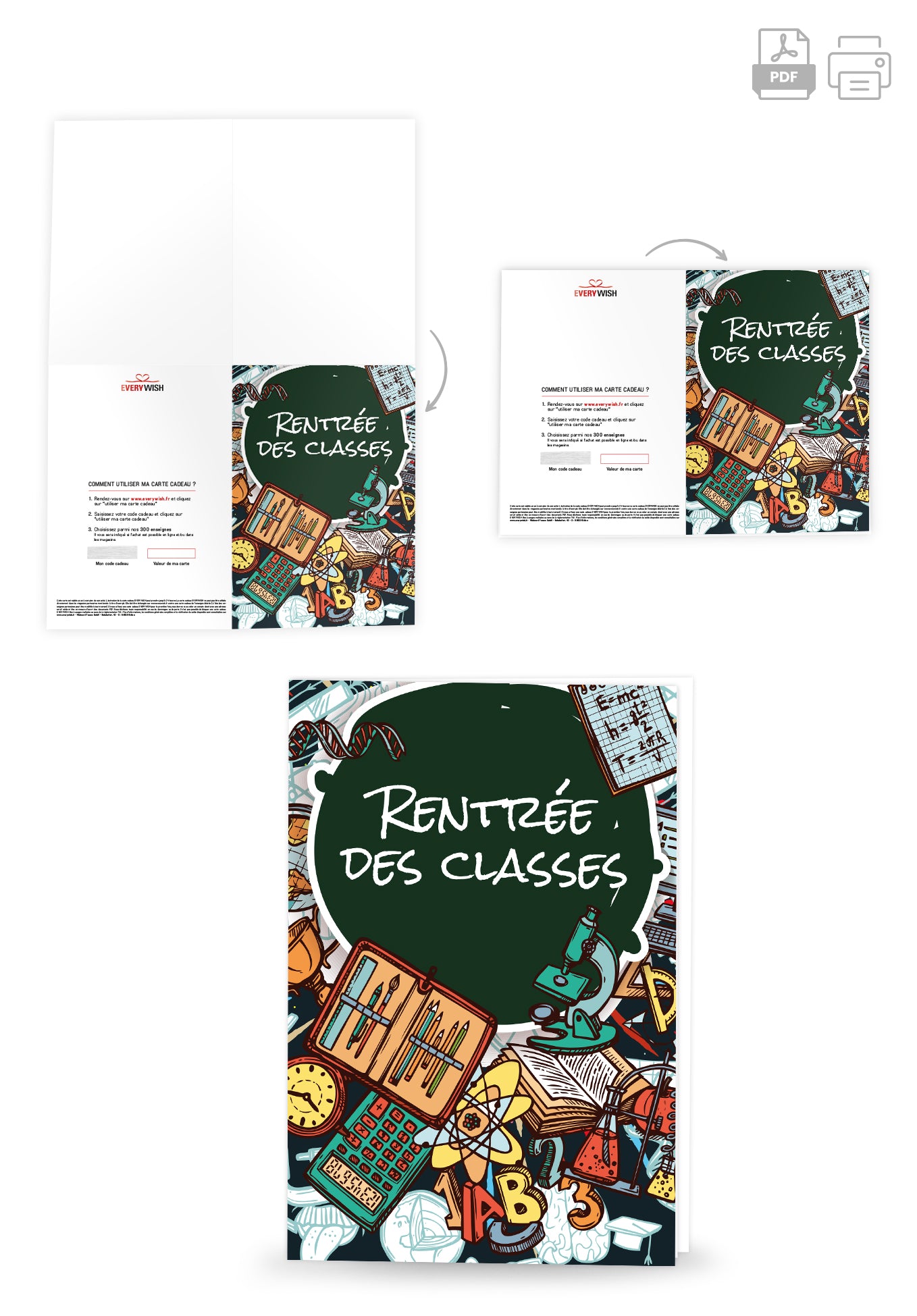 Rentrée des classes - École (Valeur du bon)